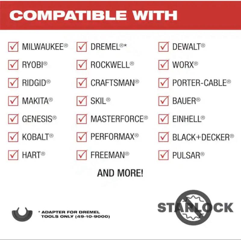 MILWAUKEE Oscillating Multi Tool Blade Kit 8 Piece