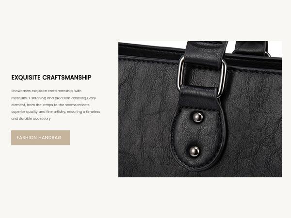 【New Year Gift】LOVEVOOK Laptop Bag for Women, 15.6-17.3 inch Vegan Leather Laptop Tote Bag Large Capacity Vintage Leather Work Bags for Women Computer Bag Office Briefcase Handbag. Durable. TikTokShopHolidayHaul