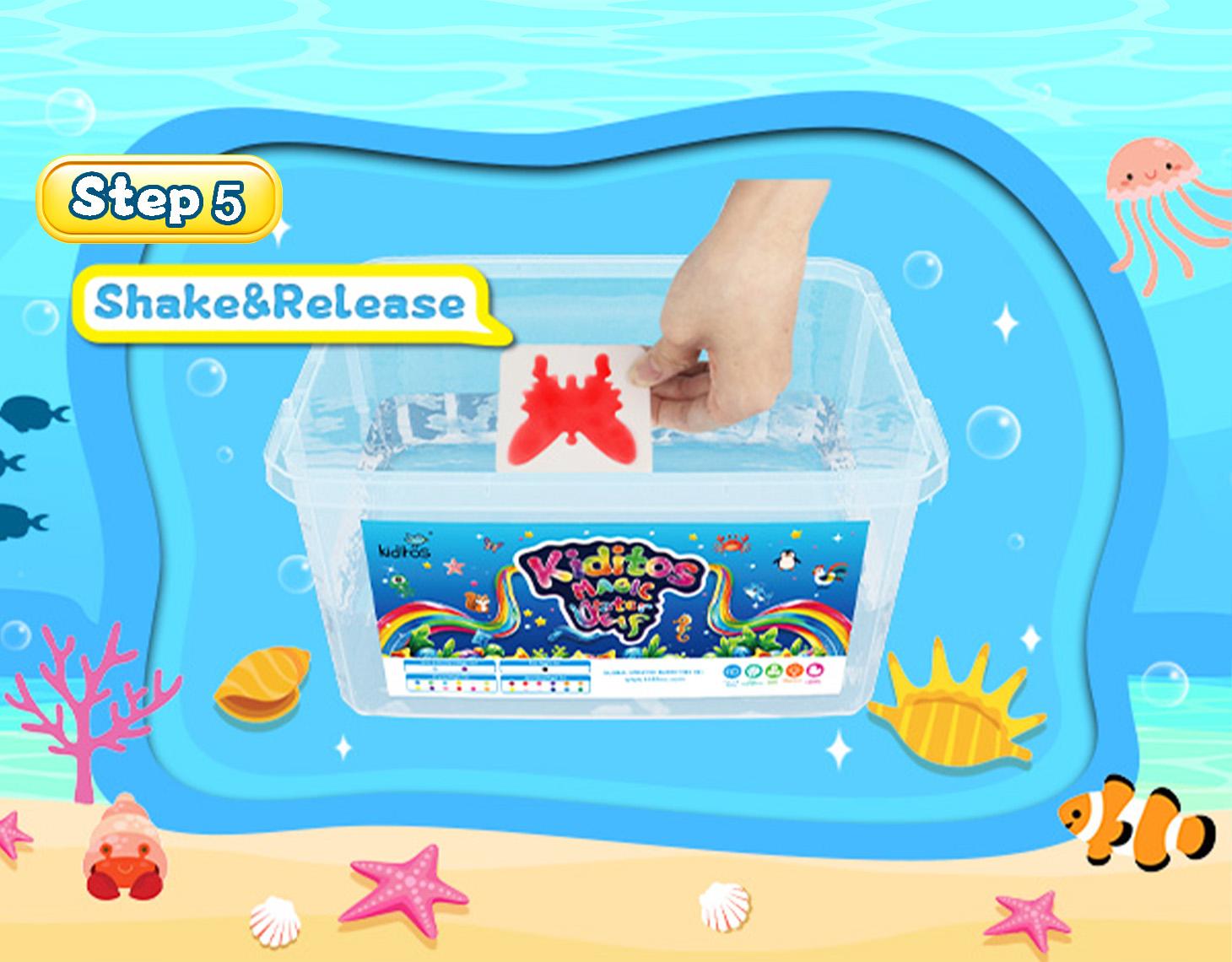 Kiditos Magic Water Elf Toy Kit with Magic Gels and Shaping Molds – Spark Creativity, Perfect for Holiday Presents, Birthday Surprises, Party Tokens, and Engaging Family STEM Activities.