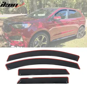 Window Visors Acrylic In-Channel Rain Guard for Ford Edge 2015-2024 4PCS