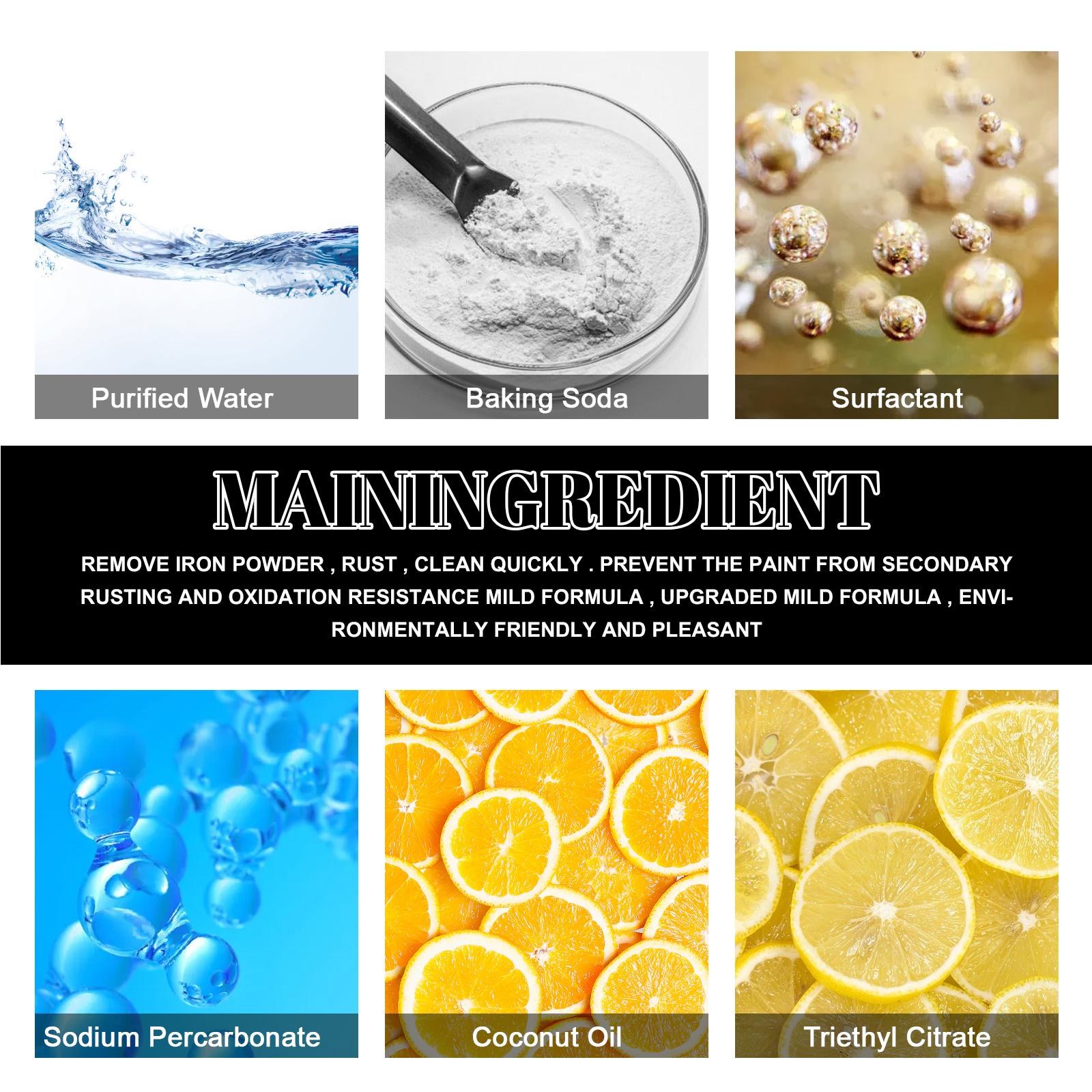 Wheel & Tire Cleaner 10oz, Professional All in One Tire & Wheel Cleaner Car Wash Wheel Well Cleaning Spray for Car Detailing | Safe On Most Rim Finishes, FathersDayGift