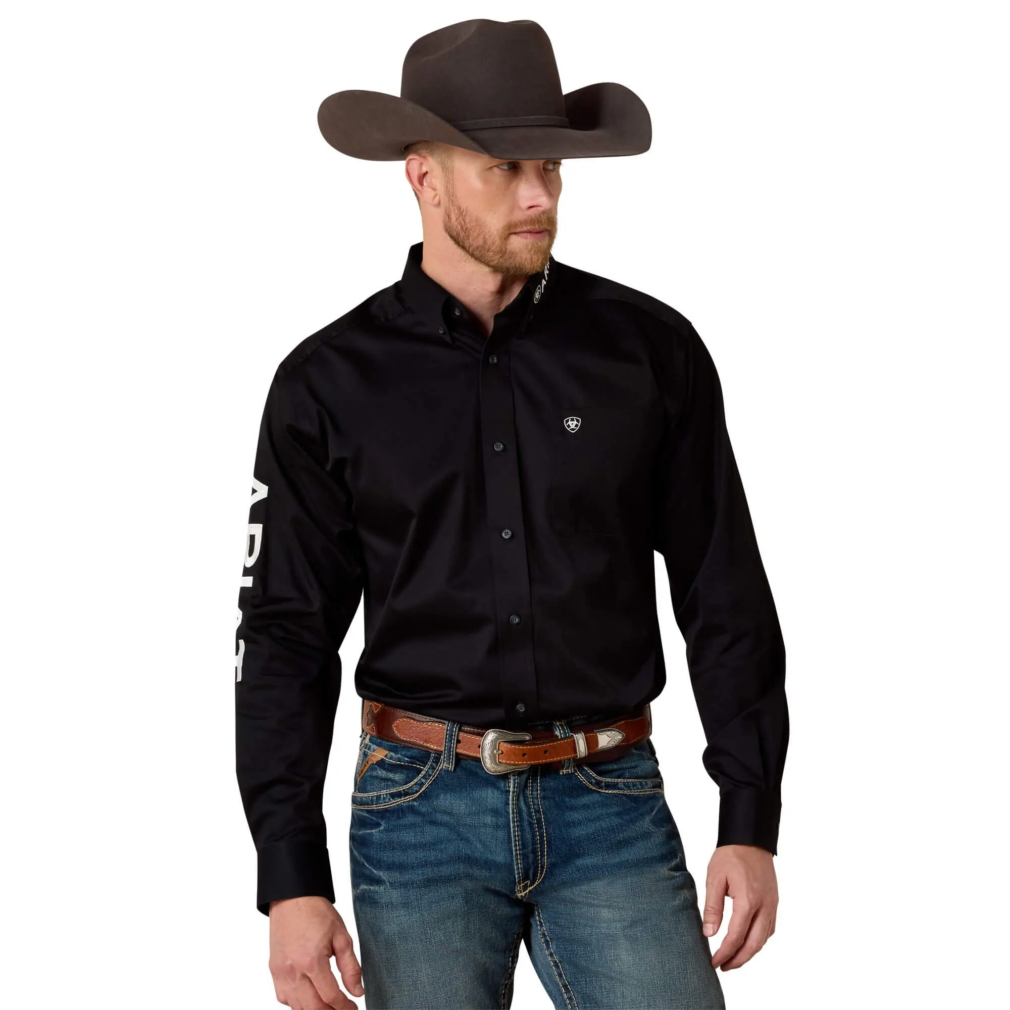 Men's Team Logo Twill Classic Fit Shirt