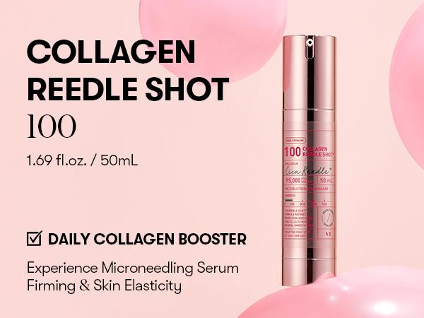 [VT Official] Color Reedle shot 100 | #1 OG Liquid Microneedling Serum for Targeted Skin Concerns, Pore & Firmness, Retinol, Dry & Sensitive Skin Friendly, Glow Skin, Glass Skin, Korean Skincare Booster, Made in Korea, neck wrinkle care Reedle Shot