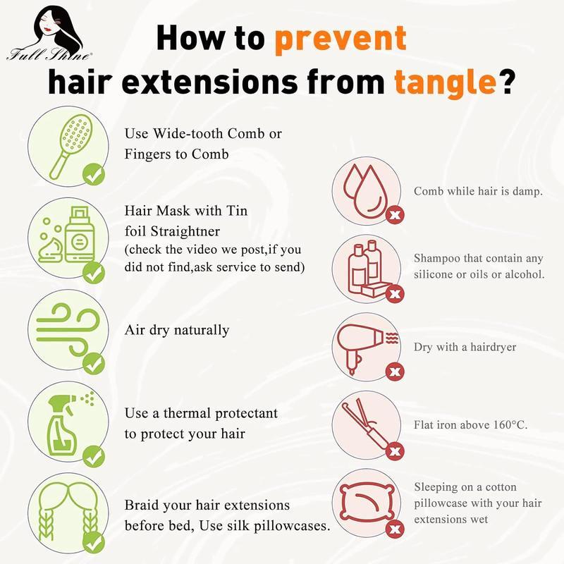 Full Shine S-Sew In 105G Weft Hair Extensions And G-Genius 50G Weft Hair Extensions Hair Natural Straight Human Hair