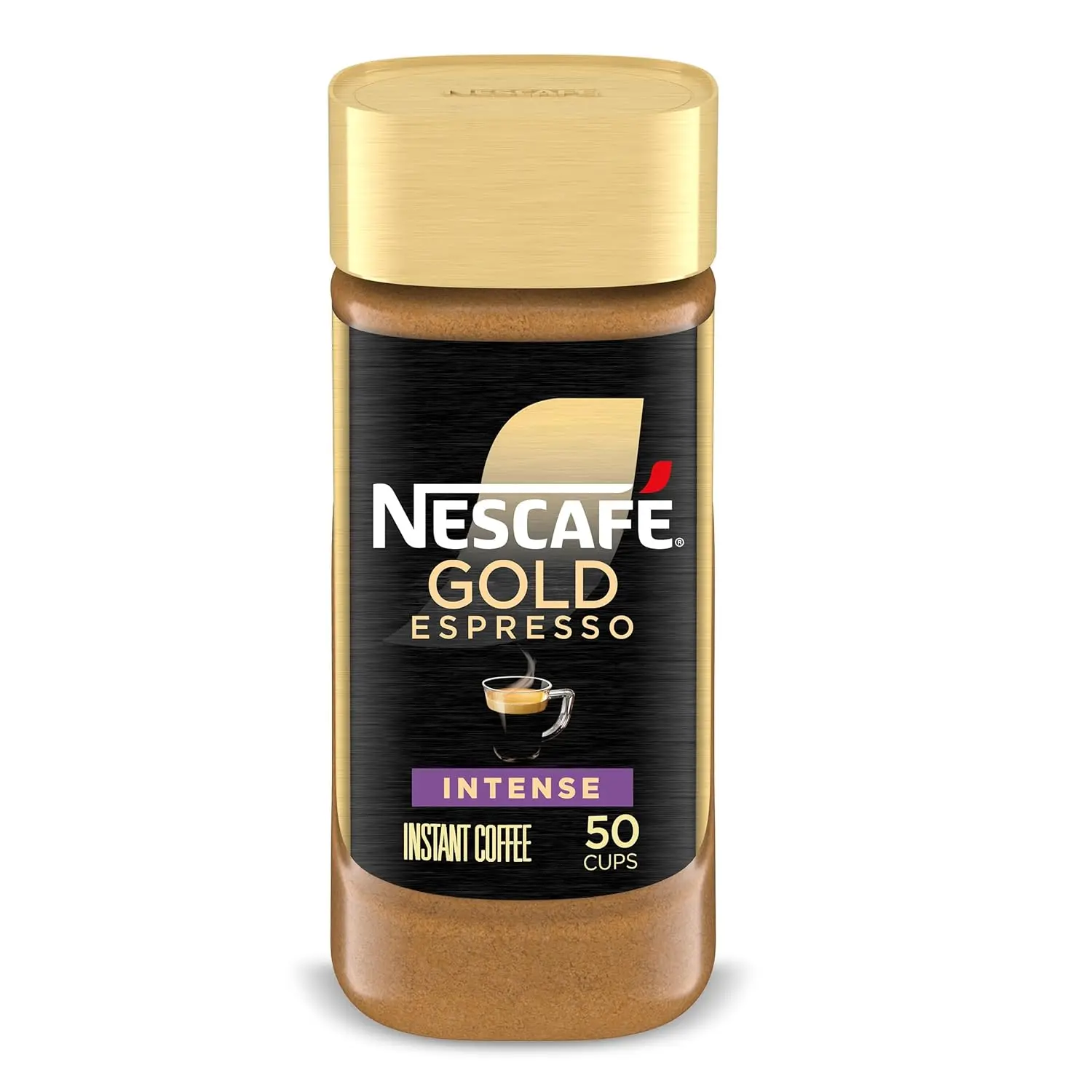 NESCAFÉ Gold Craft Instant Espresso Drink, Premium Arabica Beans Golden Roast, 3.5 oz (100 g) Jar for Adults