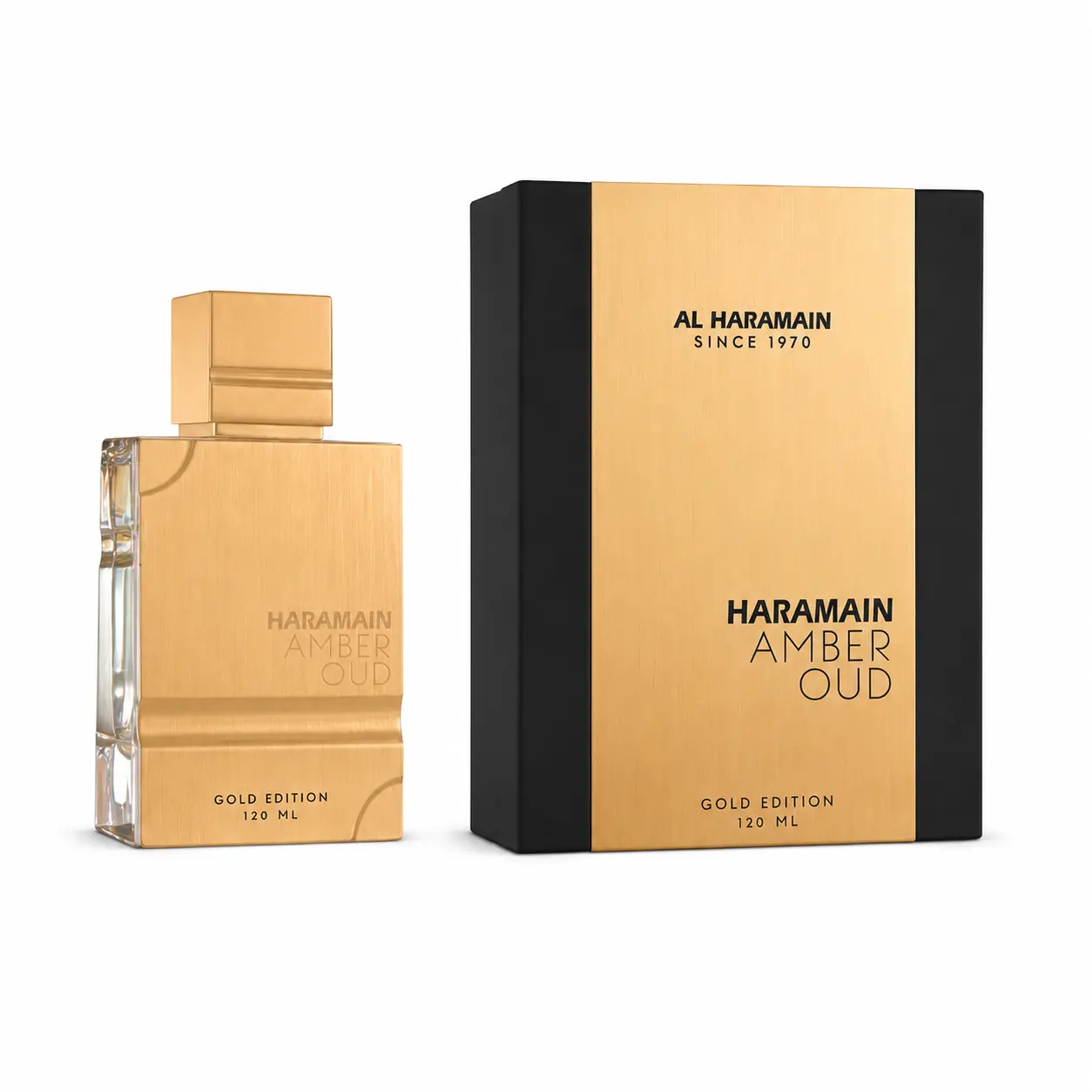 Al Haramain Amber Oud Gold Edition Unisex EDP Spray 4 oz, Sweet Amber Vanilla Perfume, Long-Lasting Luxury Fragrance
