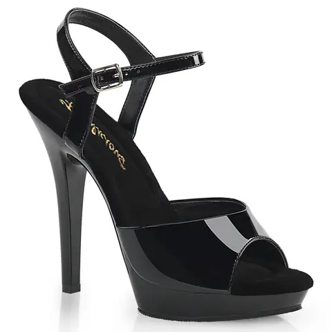 Women's Fabulicious Fancy Strappy Platform Ankle Strap Sandals - Classy Heels Shoe Footwear, Style Lip-109, 0.75in, for Club Wear, Wedding