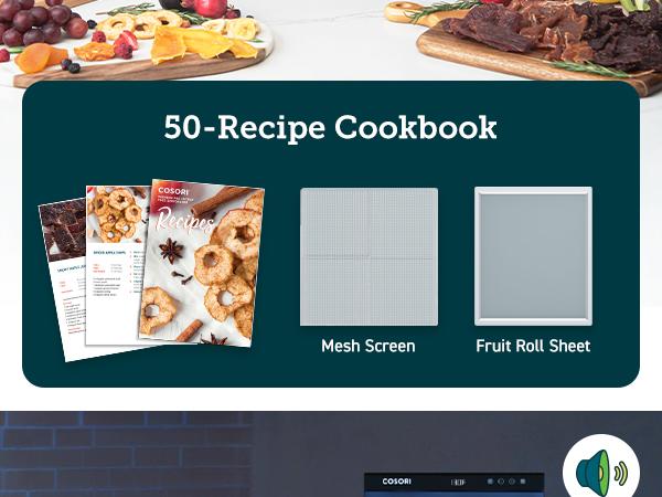 COSORI Food Dehydrator, with 16.2ft² Drying Space, 1000W, 10 Stainless Steel Trays with Timer and Temp Control, for Herbs, Fruit, Meat, and Yogurt COSORI Food Dehydrator, with 16.2ft² Drying Space, 1000W, 10 Stainless Steel Trays with Timer and Temp Control, for Herbs, Fruit, Meat, and Yogurt