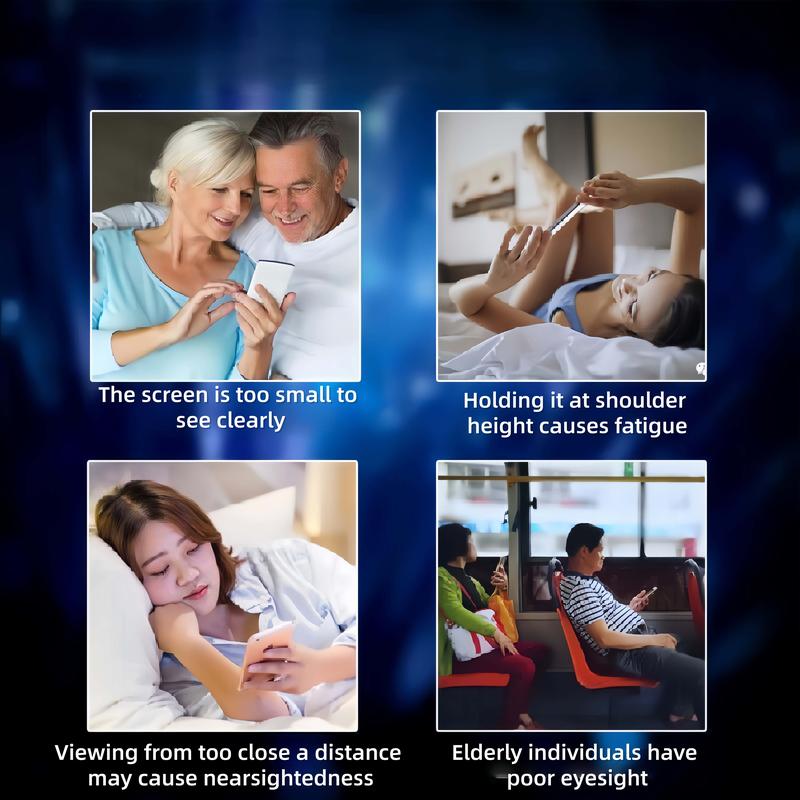 12"Mobile Phone Magnifier - Ultra-HD Screen Magnifier for Easy TV Viewing Orientation for Landscapes Use Eye Protection Full-Screen Mobile Phone Magnification 12"Mobile Phone Magnifier - Ultra-HD Screen Magnifier for Easy TV Viewing Orientation for Landscapes Use Eye Protection Full-Screen Mobile Phone Magnification