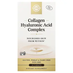 Solgar Collagen Hyaluronic Acid Complex, 30 Tablets