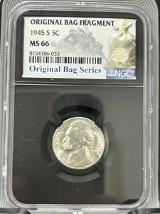 1945 S 5C Jefferson nickel MS66