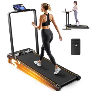 【BeachBodyReady】Treadmill with Handrails, Incline Walking Pad, Treadmills Home, 330 lbs Capacity, Treadmill with LED Display, Office Use, Under Desk, Indoor Mini Exercise Equipment with Remote Control, Quiet ,AM, Easter Gift