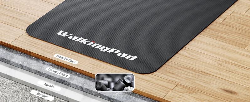 King Smith Non-Slip WalkingPad Fitness Equipment Treadmill Floor Mat