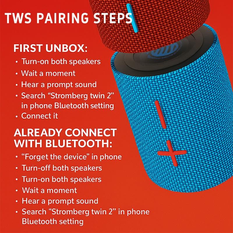 Black Friday 2-in-1 Wireless Speaker Magnetic Speaker Bluetooth Speaker FM Radio Aux Input Sports Outdoor Duo Sound System TWS Pairing AUX Moud Gift for Child Lovers subwoofer Halloween Christmas