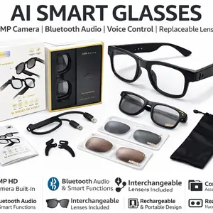 Ai Smart glasses Camera recording Video, ChatGPT,