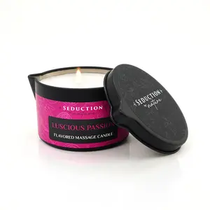 Luscious Passion Flavored Massage Oil Candle