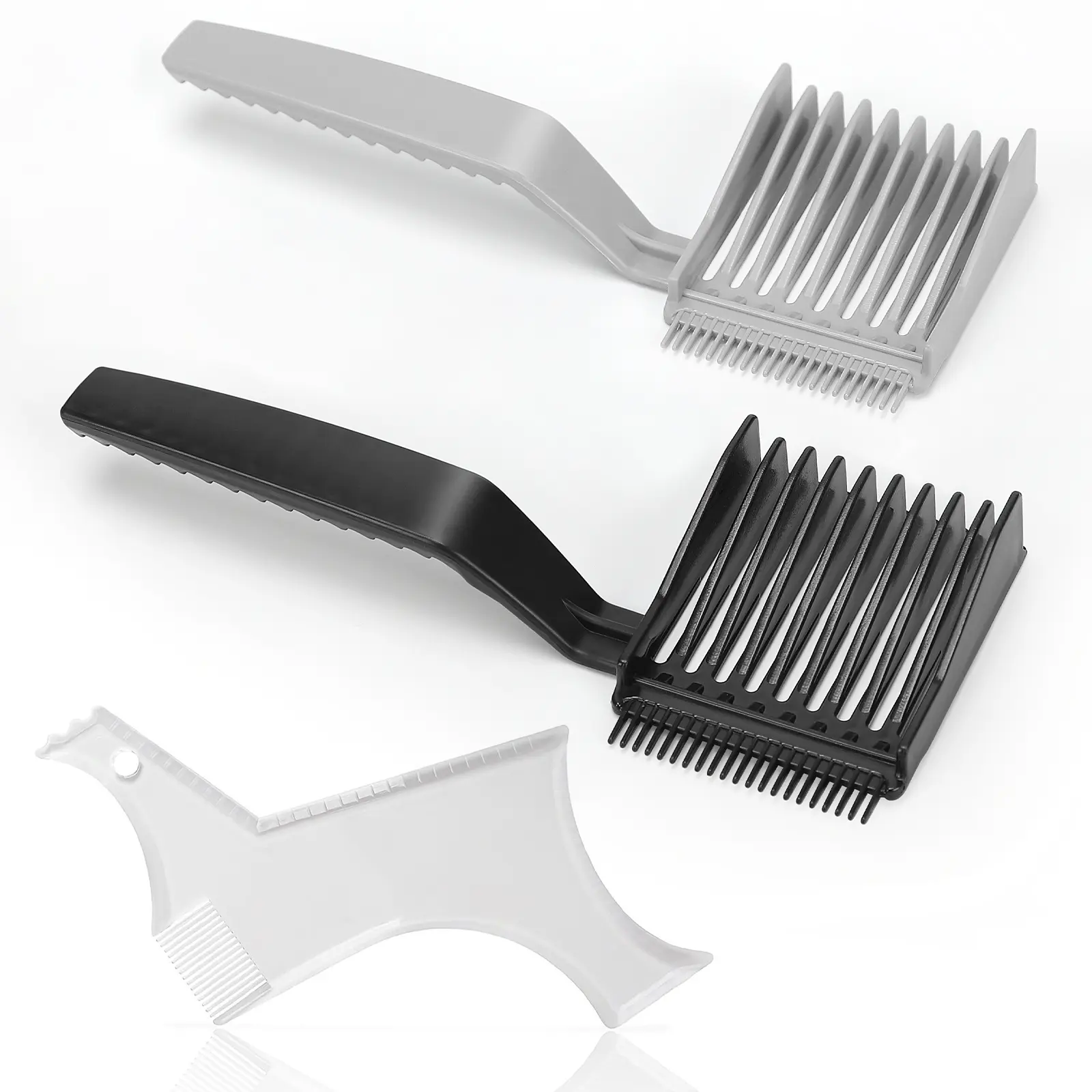 3 Pack Fade Comb Tool, Beard Shaping Tool Trimmers, Barber Comb for Men Haircut Hair Fade Tool For Home, Salon or Home Use