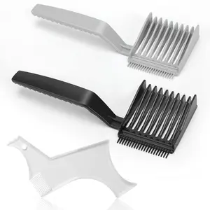 2 Pack Fade Comb Tool, Beard Shaping Tool Trimmers, Barber Comb for Men Haircut Hair Fade Tool For Home, Salon or Home Use