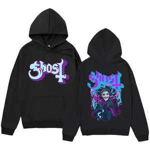 GhostBandHoodiesMusicPrintSweatshirtFemale/MaleWinterFashionPulloverMangaLongSleeveTopsClothesHighStreetWomen