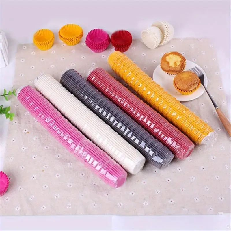 500/1000PCS Mini Colorful Chocolate Paper Cake Cupcake Liner Baking Muffin Box Cup Case Party Tray Cake Mold Decorating Tools