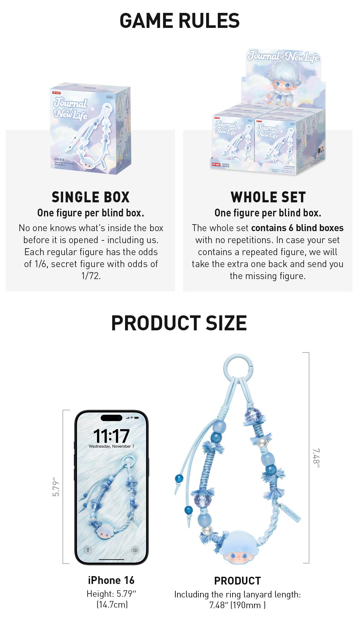 POP MART DIMOO Journal of New Life Series-Lanyard Blind Box