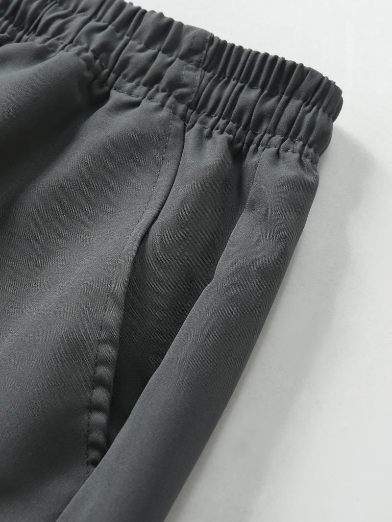 Men's Casual Cargo Shorts, 3-Pack, Black, Relaxed Fit with Functional Pockets, Solid Color, Mid-Rise, Suitable for Casual Wear and Sports, Casual Wear Shorts | Stylish Appearance | Durable Fabric with Twill Pocket Design