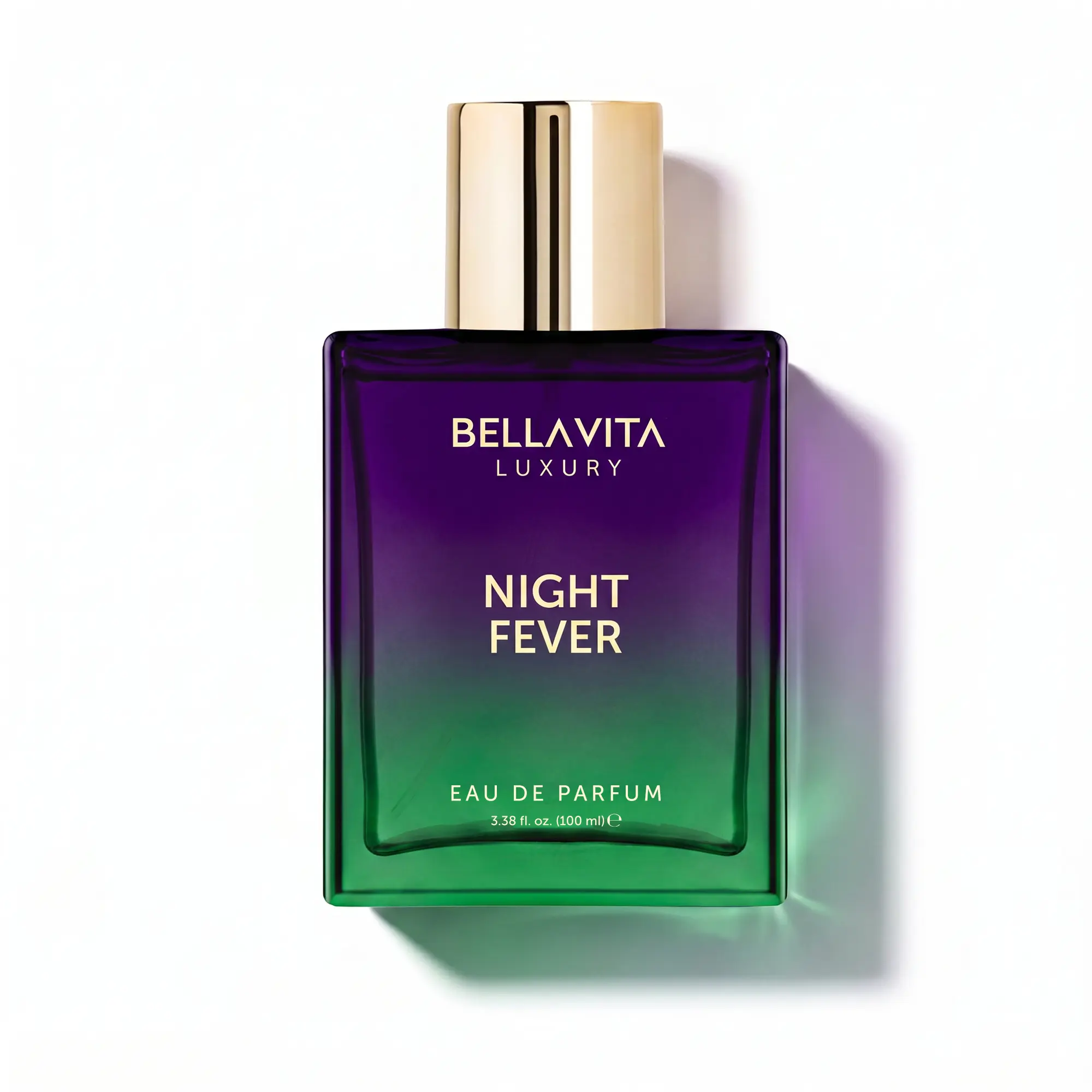 BellaVita Luxury’s Night Fever | Perfume for Men & Women | Bergamot Mandarin, Peach, Musk & Vanilla  | EDP | Premium, Fruity & Long-lasting | 3.38 Fl.oz Fragrance