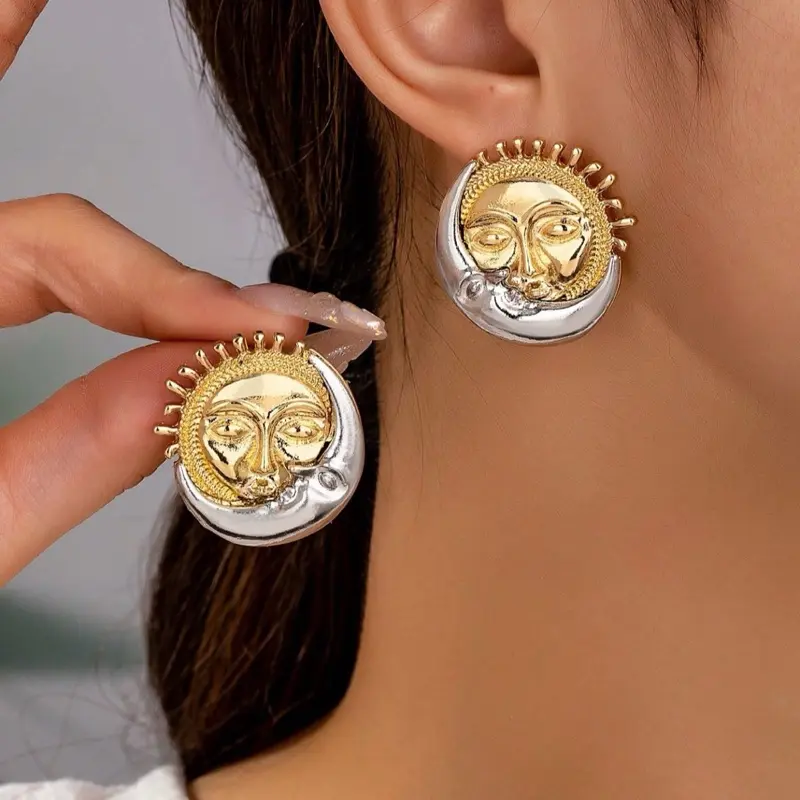 Aretes Sol y Luna
