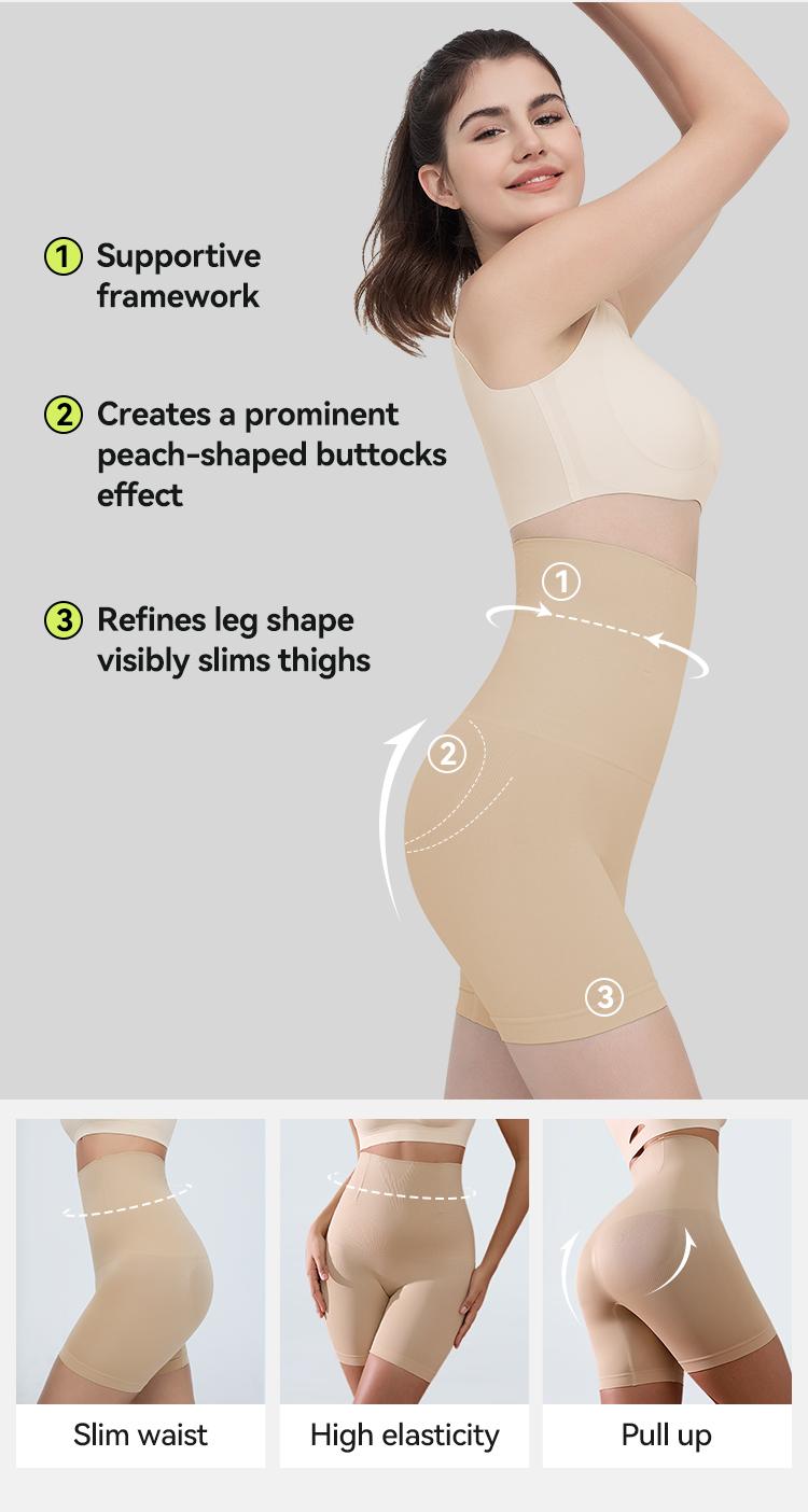 [2-Pack Anti-Gravity Shaping Pants ] Kakapeople Women's Tummy Control Butt-Lifting Shapewear, Sexy and Comfortable High-Waist Body Sculpting Garment Womenswear Compression
