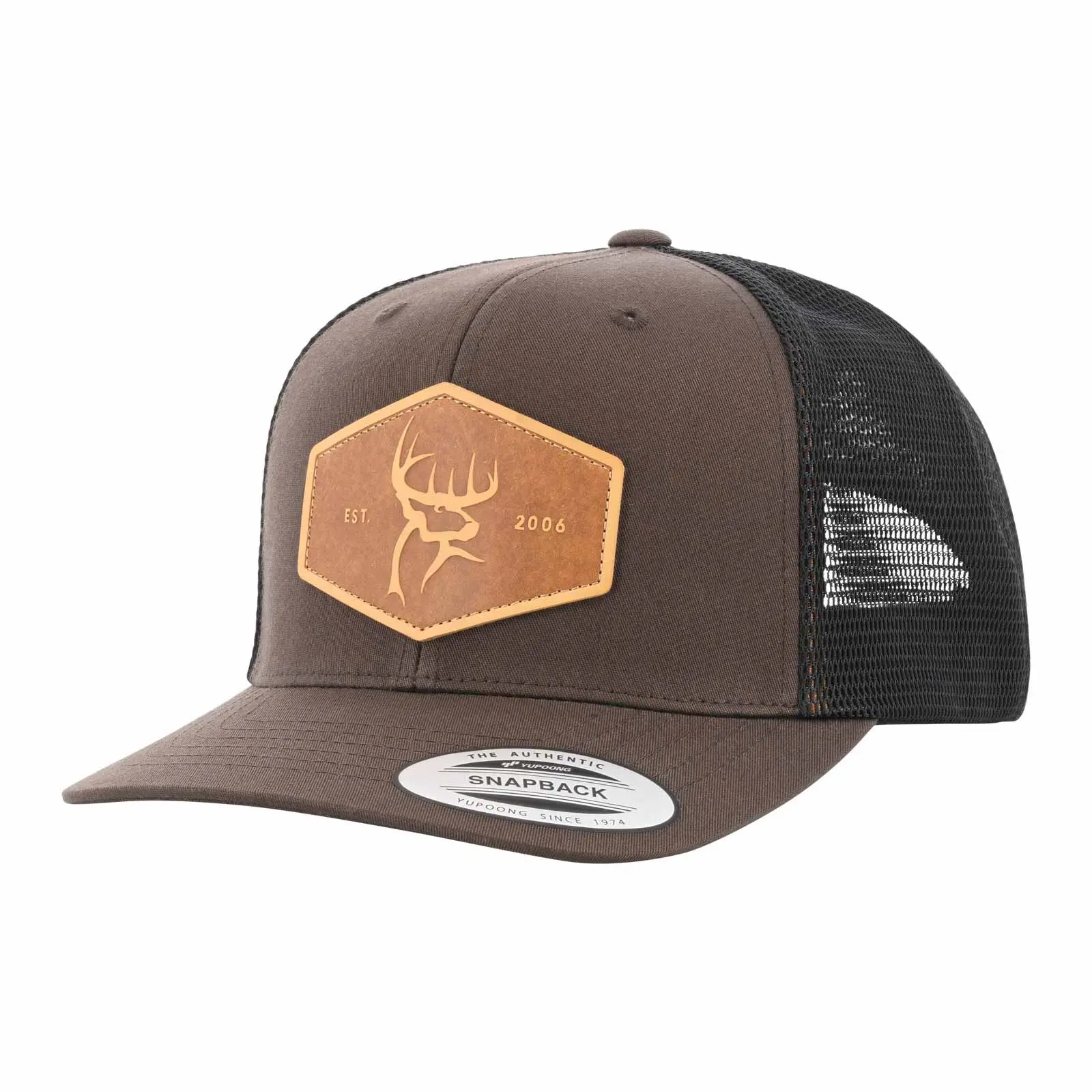 Legendary Whitetails Men's Buck Commander EST Leather Patch Hat Legendary Whitetails Men's Buck Commander EST Leather Patch Hat