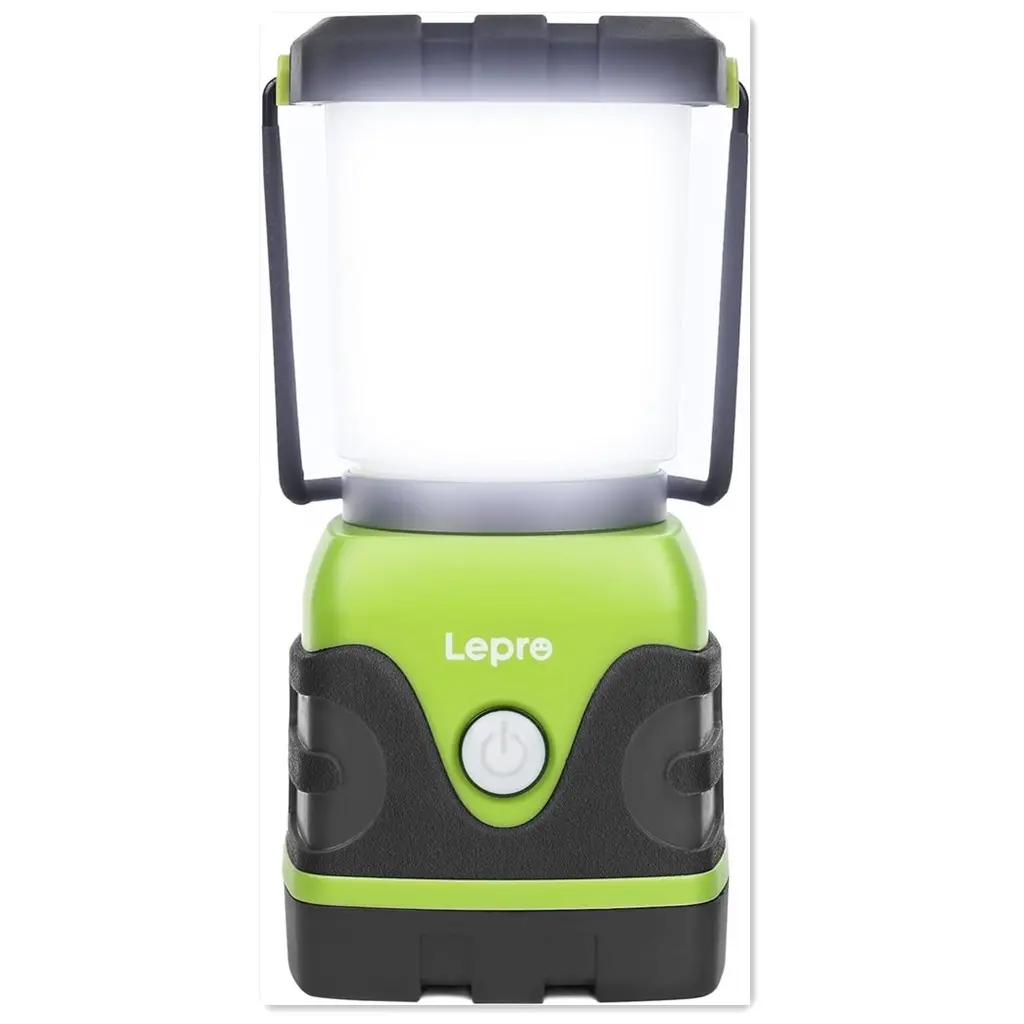 1000LM Non-Rechargeable Battery-Powered LED Camping Lantern - Waterproof IPX4, 4-Mode Switch, High Lumen Flashlight, Outdoor Flashlight, Removable Cover, Portable Emergency Light, Hanging Hook for Power Outages, Hiking/Light Outdoor Use, Camping Accessori