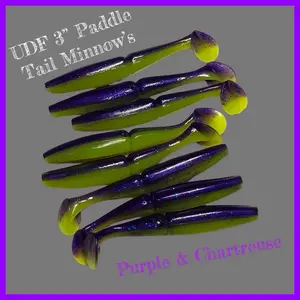 UDF 3IN Paddle Tail Minnow’s