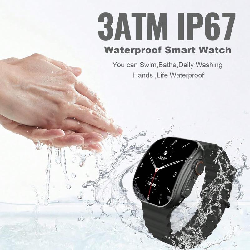 2026 Smart Watch Set | Bluetooth Call, Touch Screen, 100+ Sports Modes, Message Alerts | iPhone & Android | Includes Wireless Earbuds & 7 Bands