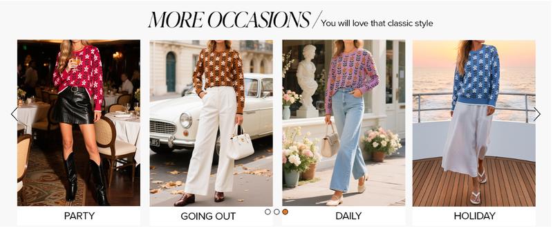 ZESICA Women's Long Sleeve Crewneck Sweater 2025 Fall Printed Cute Oversized Knitted Pullover Tops Trendy Clothes