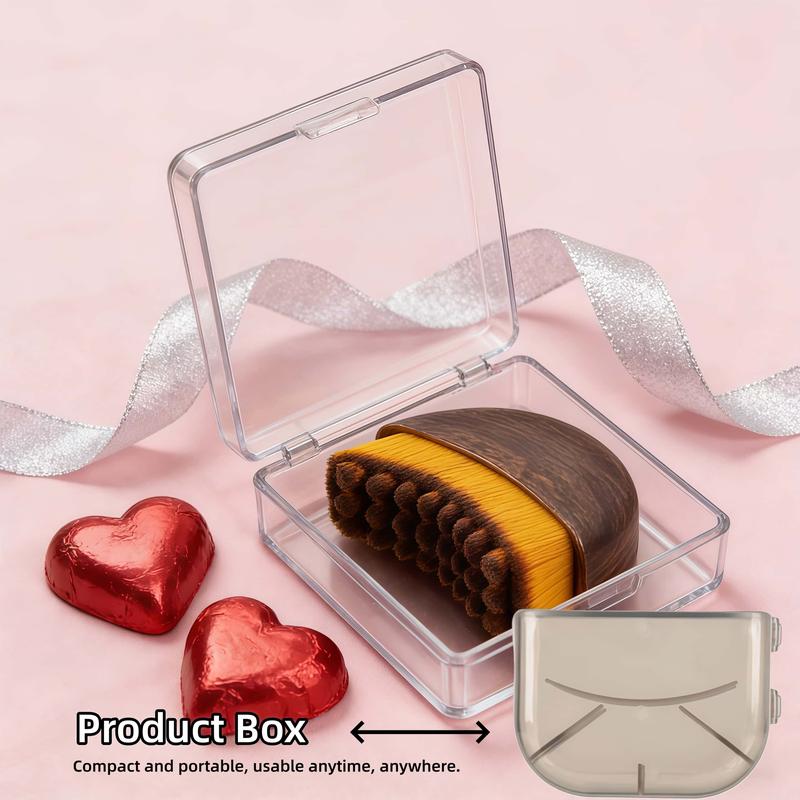 Upgraded Lymphatic Contour Face Brush, Lymphatic Drainage Brush, Dry Brushing Face Brush, Lymphatic Drainage Massager for Face, Designed for The Face Gentle Enough for Daily Use (1pcs Brown) Body Care back tanning applicator derma roller men