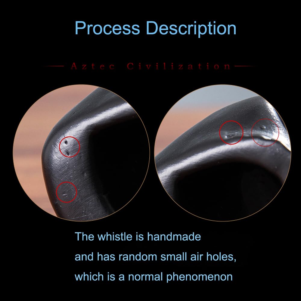 Aztec Death Whistle, Skull Type, Human Sounding Screams Whistle, Outdoor Screaming Whistle, Screaming Whistle for Halloween