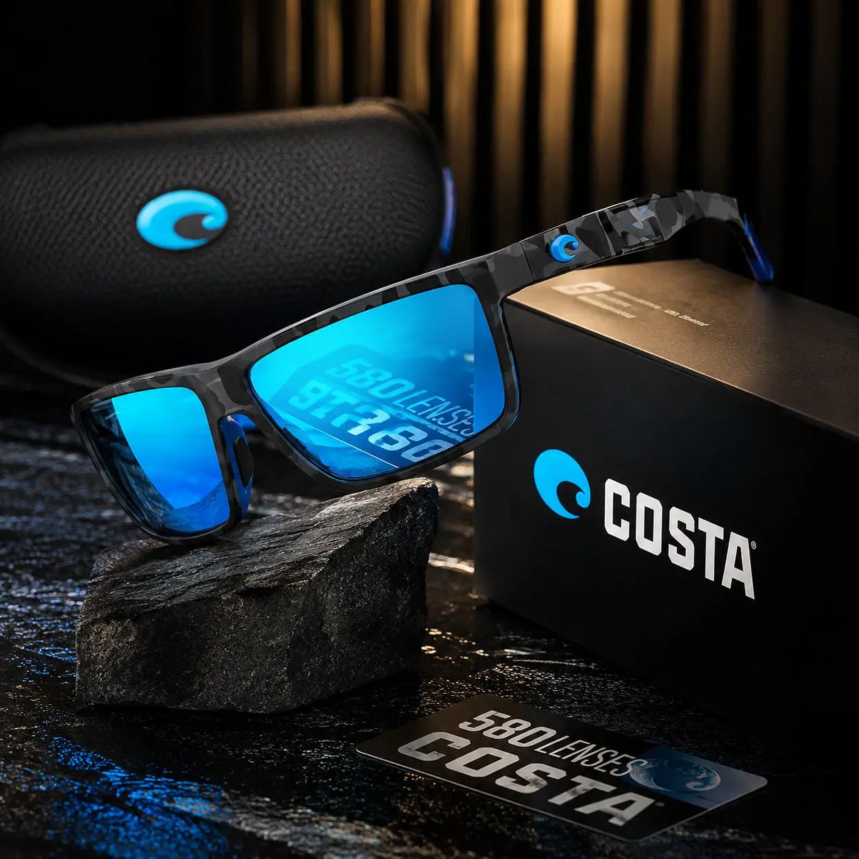 Costa Del Mar Rinconcito Polarized Sport Sunglasses UV Protection Fishing Driving Outdoor Shades for Men Women