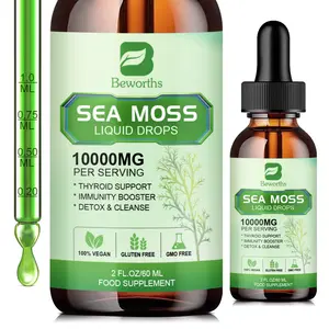 Beworths Sea Moss Liquid Drops With Bladderwrack ,Thyroid Support Supplement