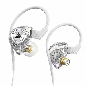 QKZ AK3 Wired In-Ear Monitor Headphones | Gaming Earbuds with Mic | 10mm Dynamic Driver & Deep Bass | IEM for Music & Video Calls (Multi-Color) audio noise-cancelling headset