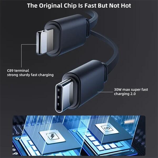 4-in-1 Retractable Fast Car Charger with Voltage Monitor Dual USB Ports for iPhone & Type-C PD QC3.0 AFC MTK FCP Compatible with 12V-24V Cars 4-in-1 Retractable Fast Car Charger with Voltage Monitor Dual USB Ports for iPhone & Type-C PD QC3.0 AFC MTK FCP Compatible with 12V-24V Cars