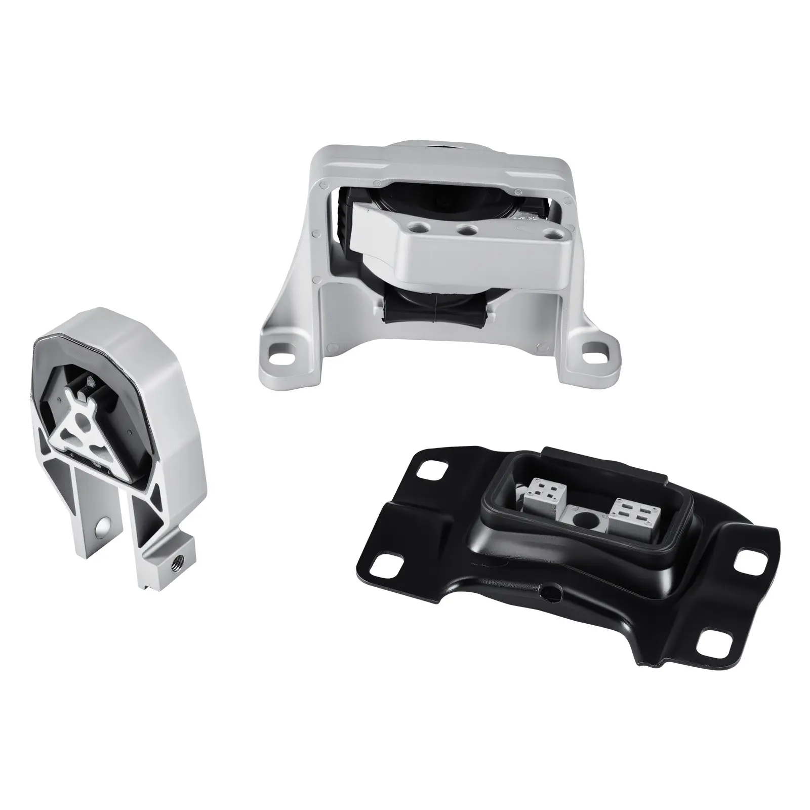 【Summerfinds】VEVOR 3-Piece 8.2 lbs Front Engine & Transmission Motor Mount Replacement Kit, Metal-Rubber Automotive Maintenance Tools, Exact Fit for 2013-2019 Ford Escape 2.0L L4, Replaces OE A5612/A5631/A5520, Secure Support, Direct Installation, Car Aut