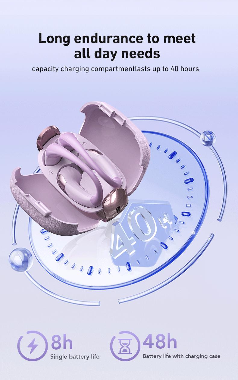 Miniso MS200-AI Translation Earphones, Bluetooth 6.0, high-fidelity wireless earphones, IPX5 waterproof rating, noise-canceling microphone, stereo in-ear headphones, built-in microphone