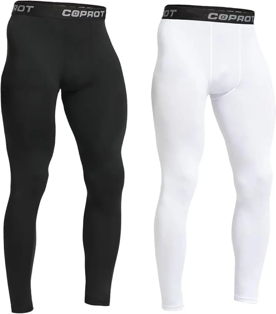 Men's Compression Pants - Compression Support Men's Sports Leggings, Activewear for Fitness, Fitness Training Tights, Gym Tights Clothes, Gym Workout Sportswear Base Layer for Basketball, Running, Athletic Performance