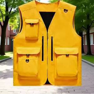 Spring/Summer 2026 Lightweight Vest for Photography & Outdoor Fishing, Multi-Pocket Workwear Vest