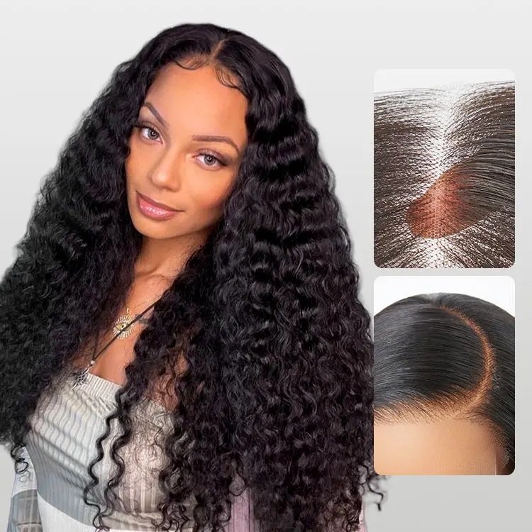 [Upgrade Skin Melted HD Lace] Megalook Upgrade HD Lace Water Wave Wig Pre Plucked Natural Hairline Crystal Clear Lace Human Hair Wigs #Summervibes