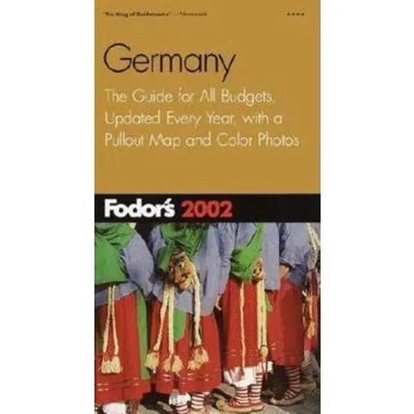 Used Fodor's Germany 2002 Tour Book (0.7 lbs, Paperback Travel Guide) - For All Budgets, Yearly Updated, With Pullout Map & Color Photos by Fodor's