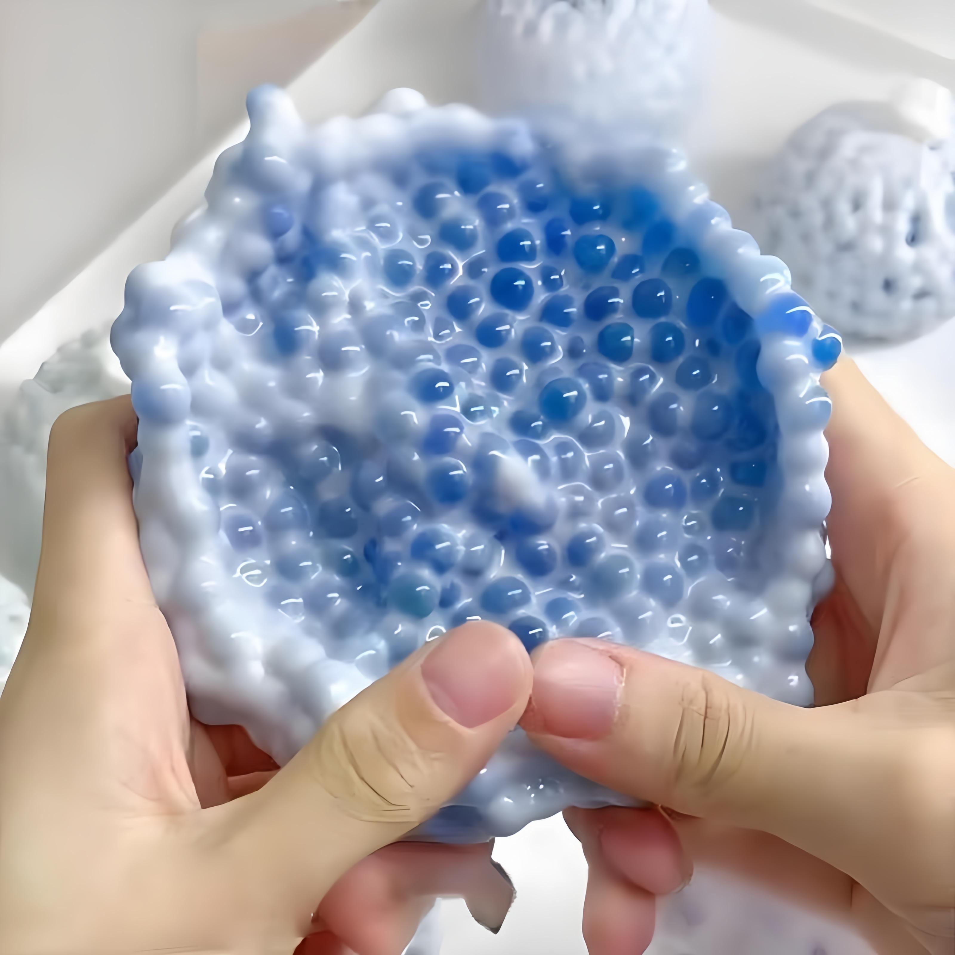 Stress Relief Squeeze Ball , Ice Skin Bead Crunch Squishy - Noisy Sensory Fidget Toy| ASMR Stress Ball Stress Relief Squeeze Ball , Ice Skin Bead Crunch Squishy - Noisy Sensory Fidget Toy| ASMR Stress Ball