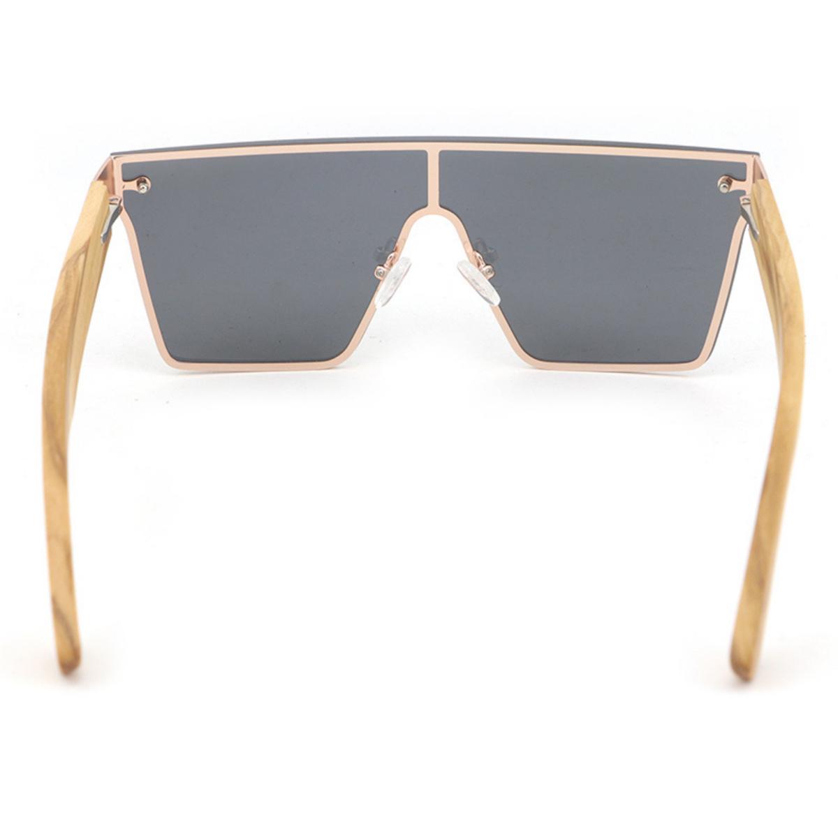 SAVAGE Chocolat Olive Wood Sunglasses