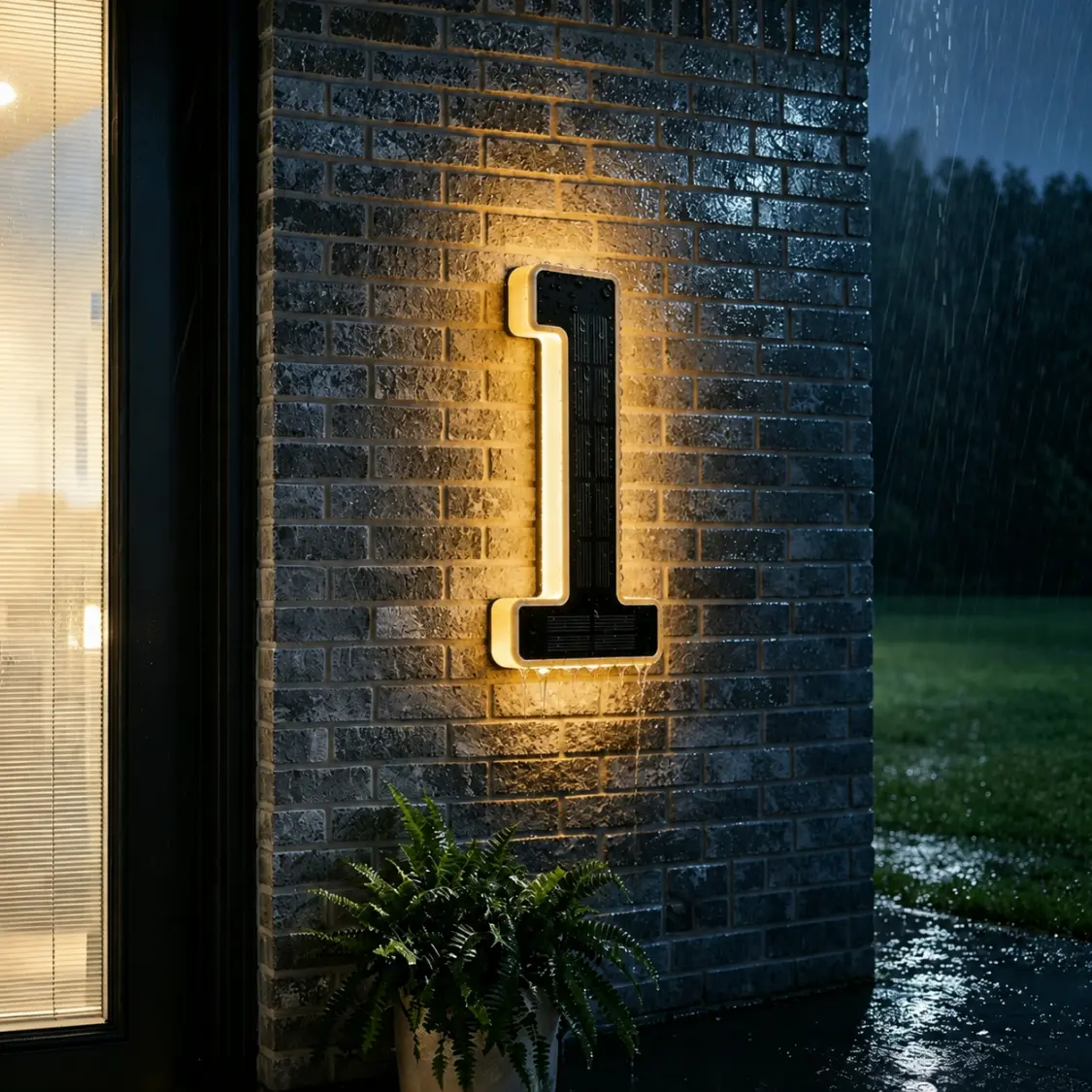 one