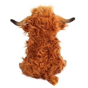 10.5 Inches Highland Cows Stuffed Animals, Cute Fluffy Cow Plush Figure